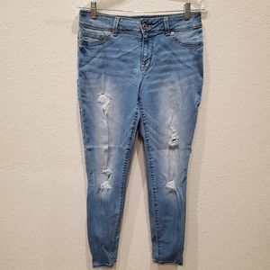 Maurices Medium Short Tattered Jeans